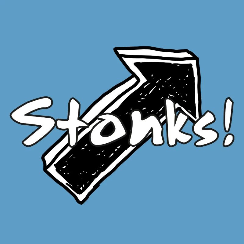 Stonks! Graffiti Word Graphics