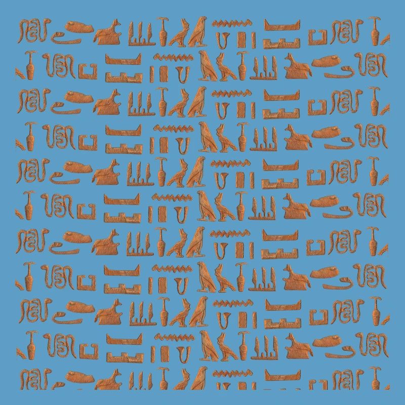 Ancient Egypt, hieroglyphic pattern, gift idea