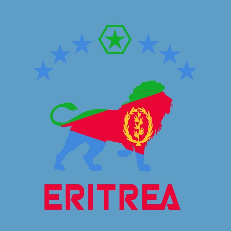 Conception de lion d'Érythrée