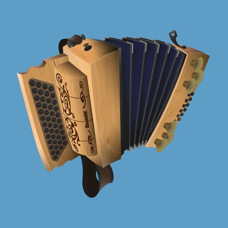 Styrian Harmonica - Swiss Pine/Blue | ZiachON!