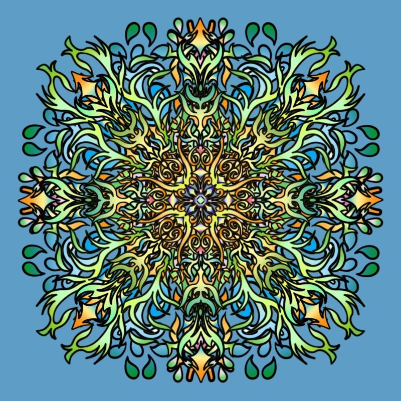 Mandala | Bunt | Leben | Geschenkidee