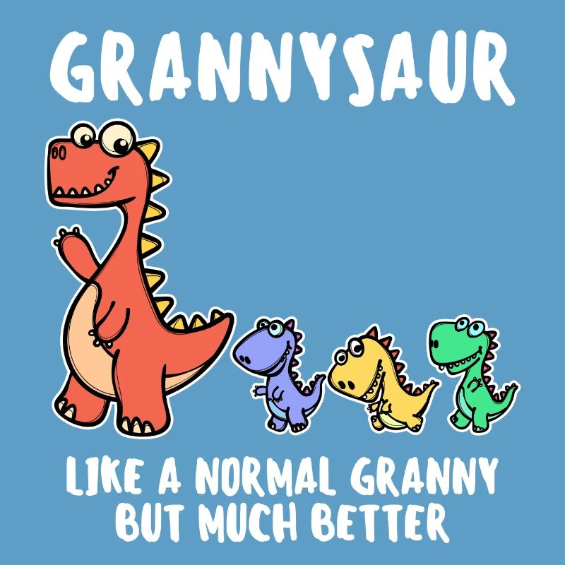 Oma Cool Statement Großmutter Dinosaurier