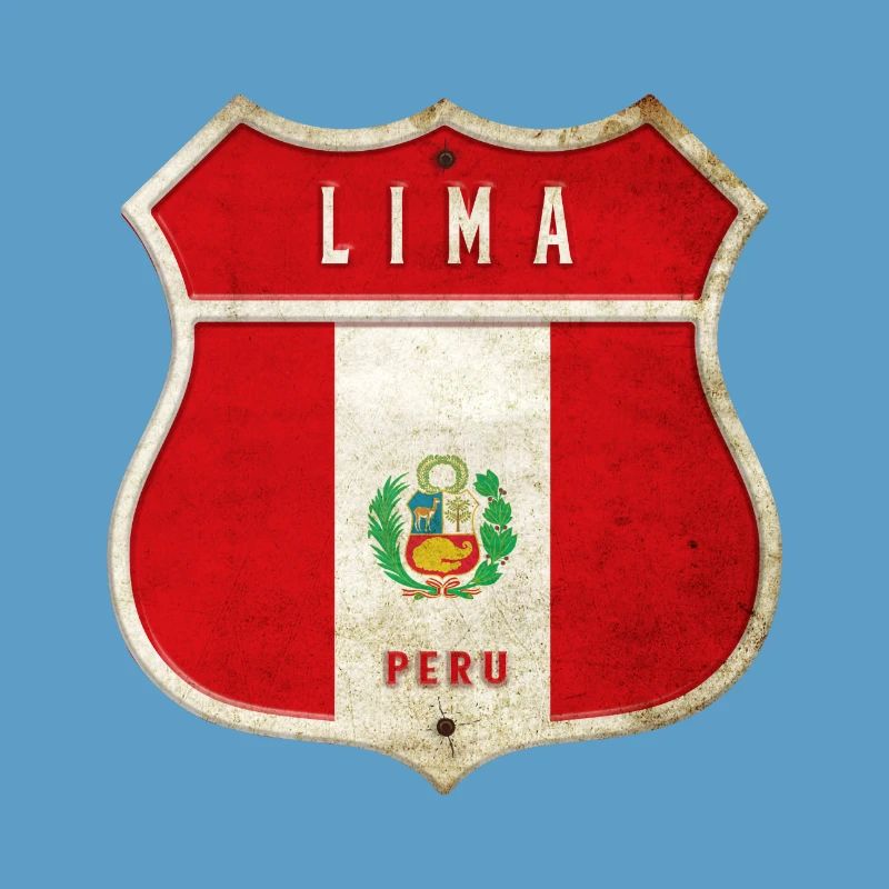Design du drapeau de Lima (Pérou)