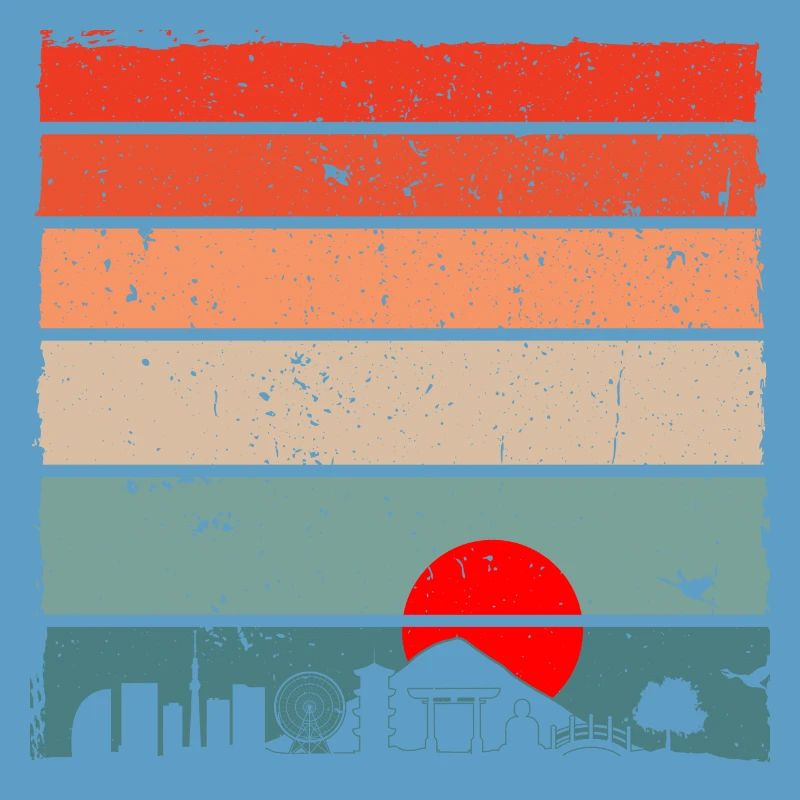 Sunset Torii Skyline