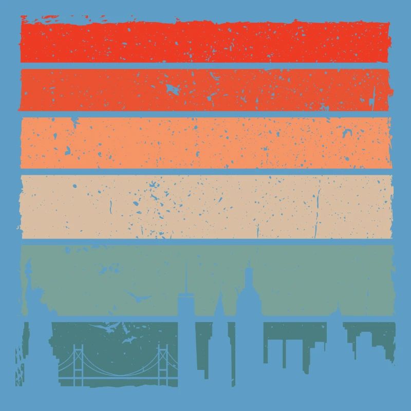 Sunset Skyline Gradient