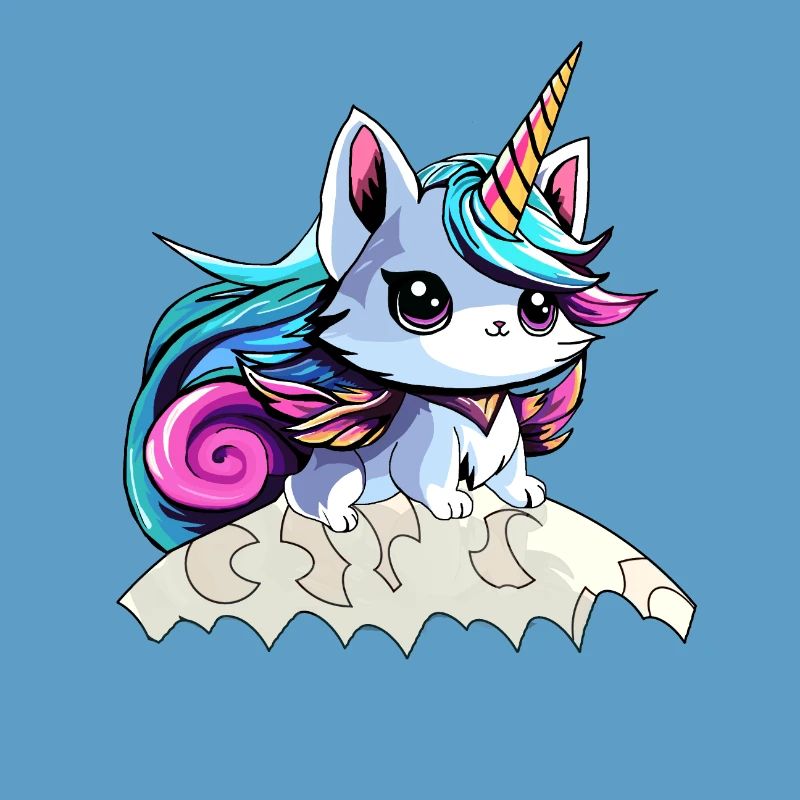 Fee Einhorn Katze