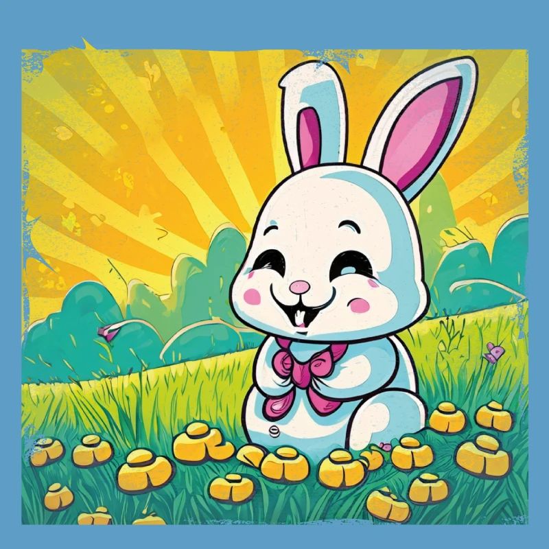 Bunny comic style funny