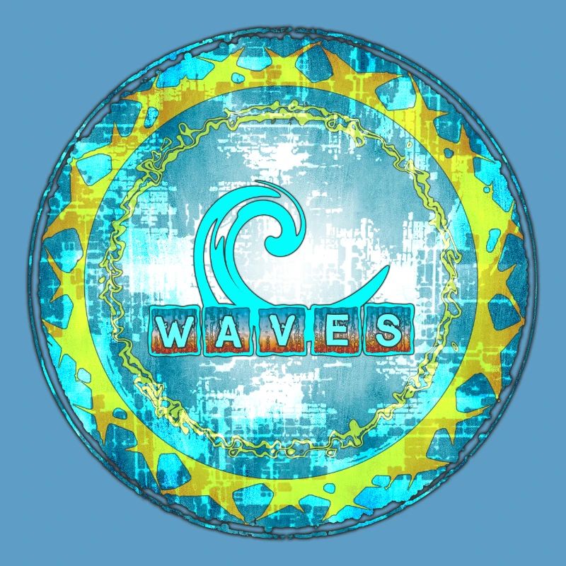 Abstract Waves Pattern