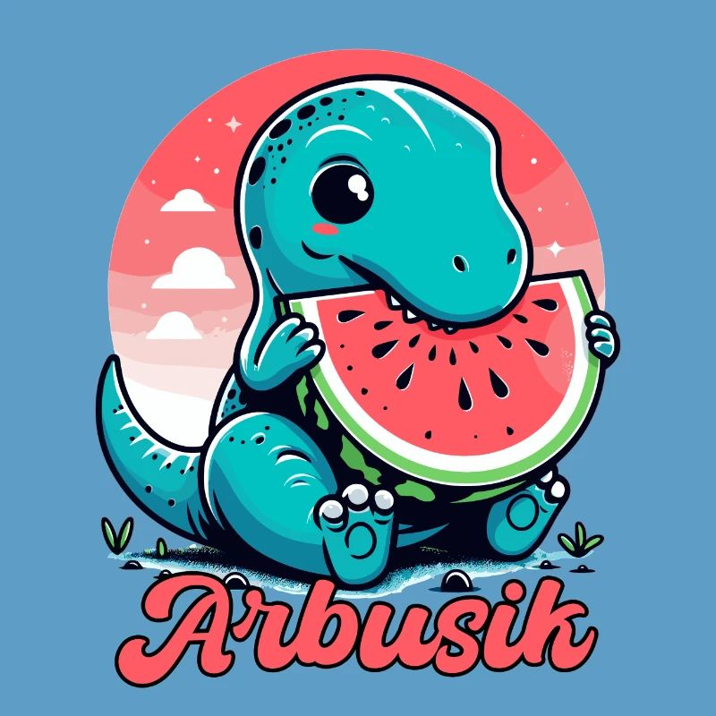 Mignon T-Rex Pastèque Arbusik Cadeau