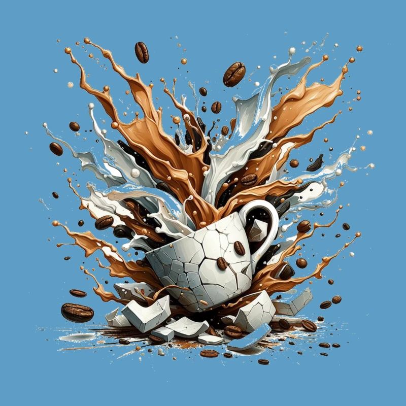 Exploded Coffee - 100% Caffeine