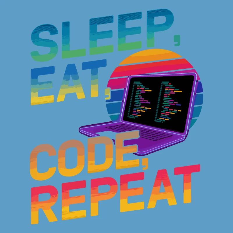 Sleep Eat Code Repeat Gift For Coder