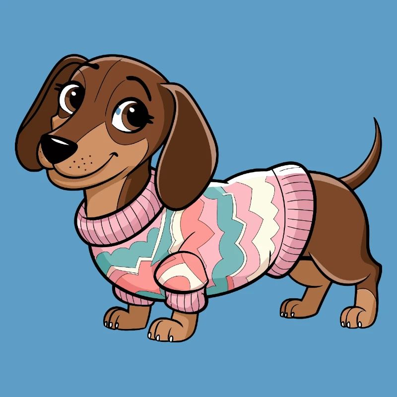 Pull douillet teckel