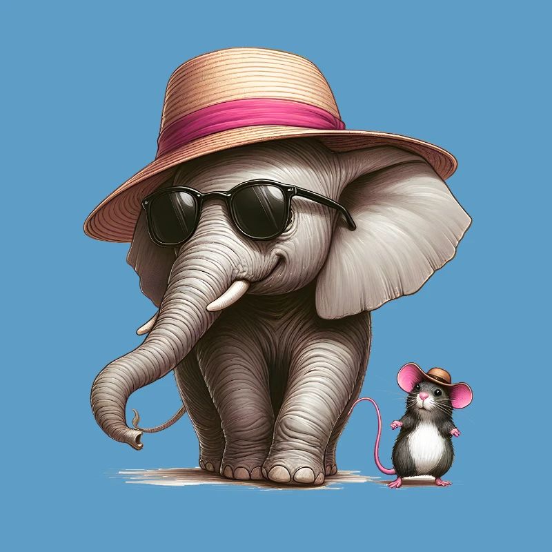 Elephant with Mouse