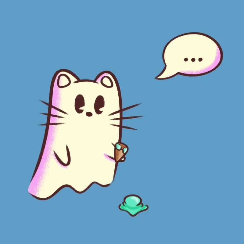 Ghost Cat Drops - Oops