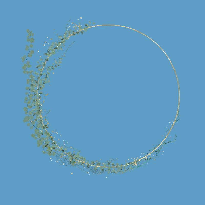 Eucalyptus wreath, personalizable