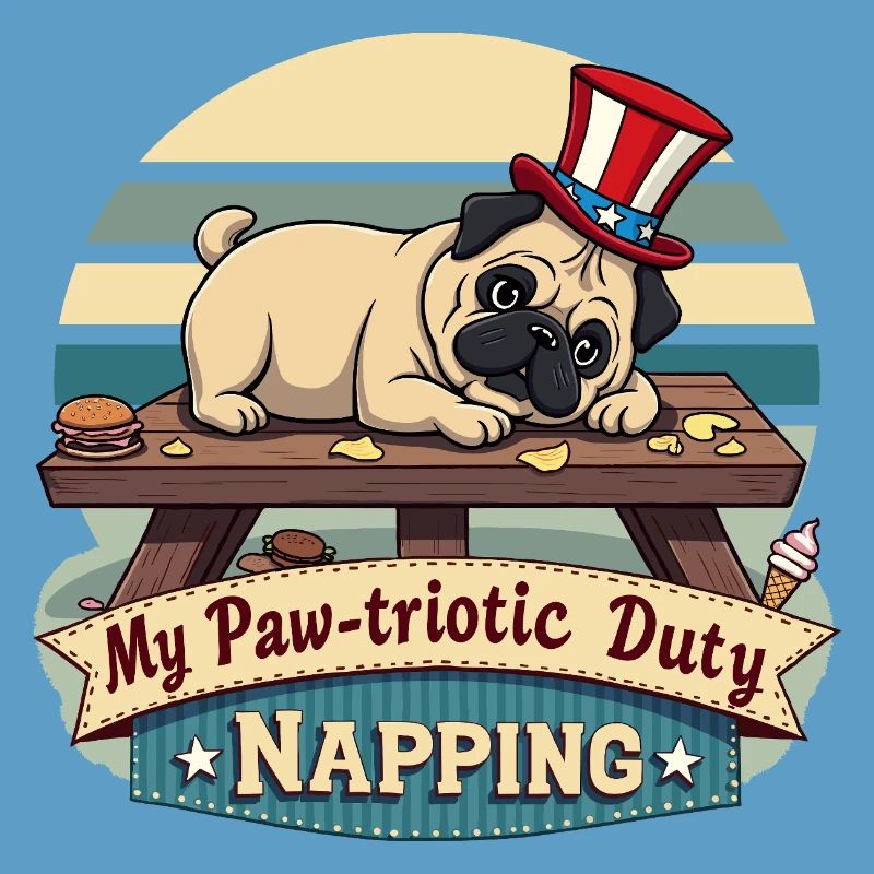 Mops Nickerchen