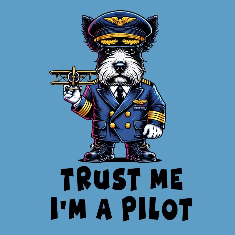 Scottish Terrier, trust me, I'm a pilot