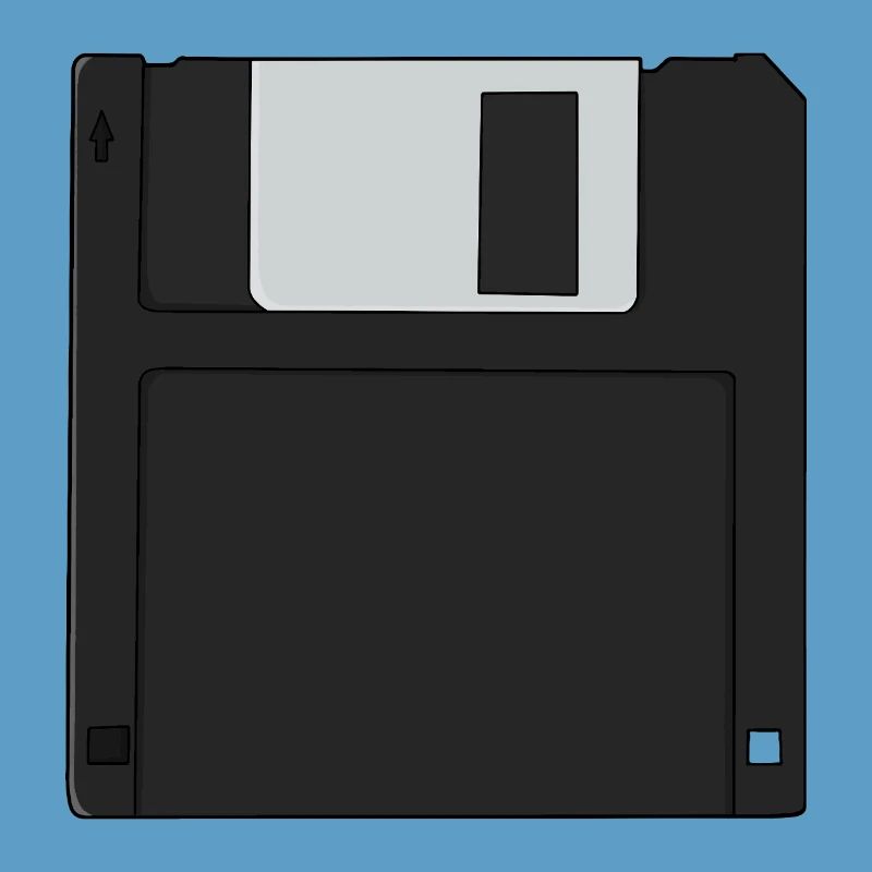 Nostalgic 3½ inch Diskette Retro Floppy Disk