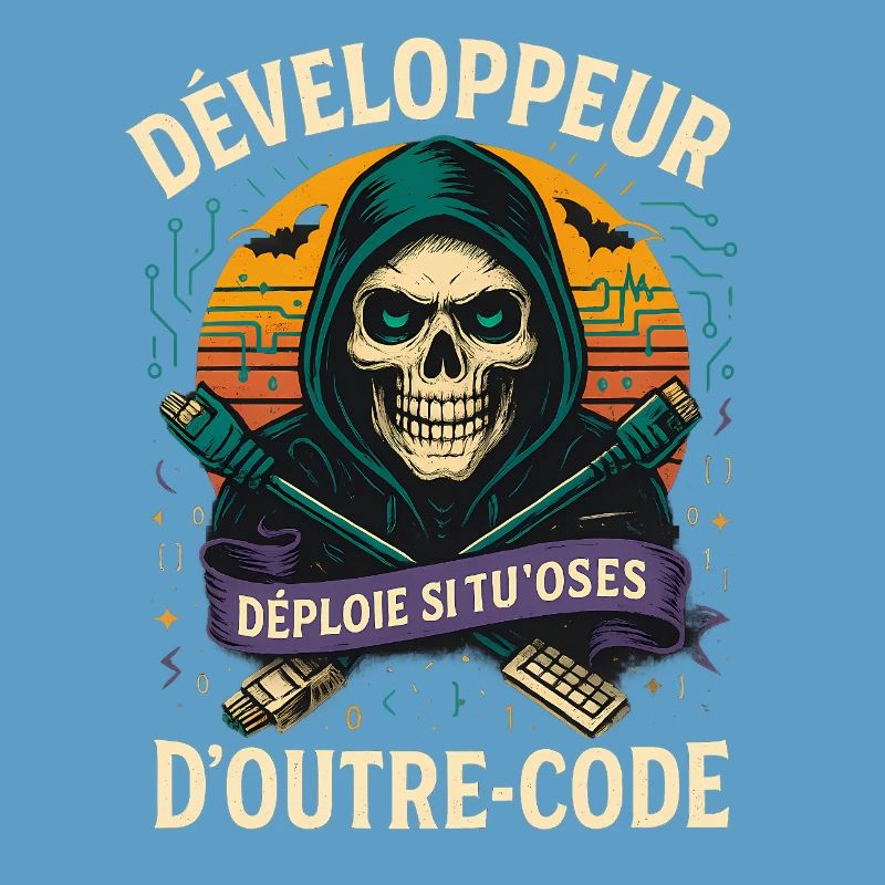 Web Developer - Halloween Skull