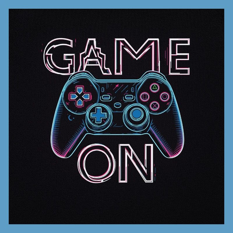 Neon Gaming Controller Design