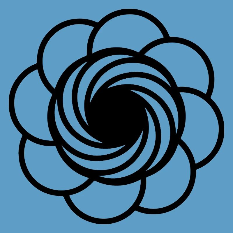 Kosmische Vortex-Blume