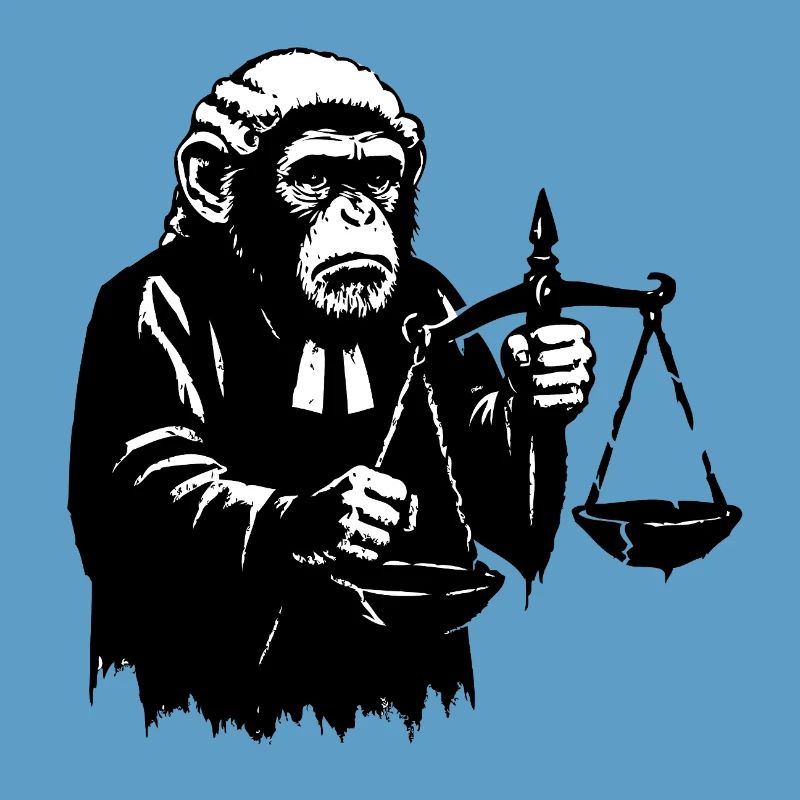Monkey judge pulls scales down