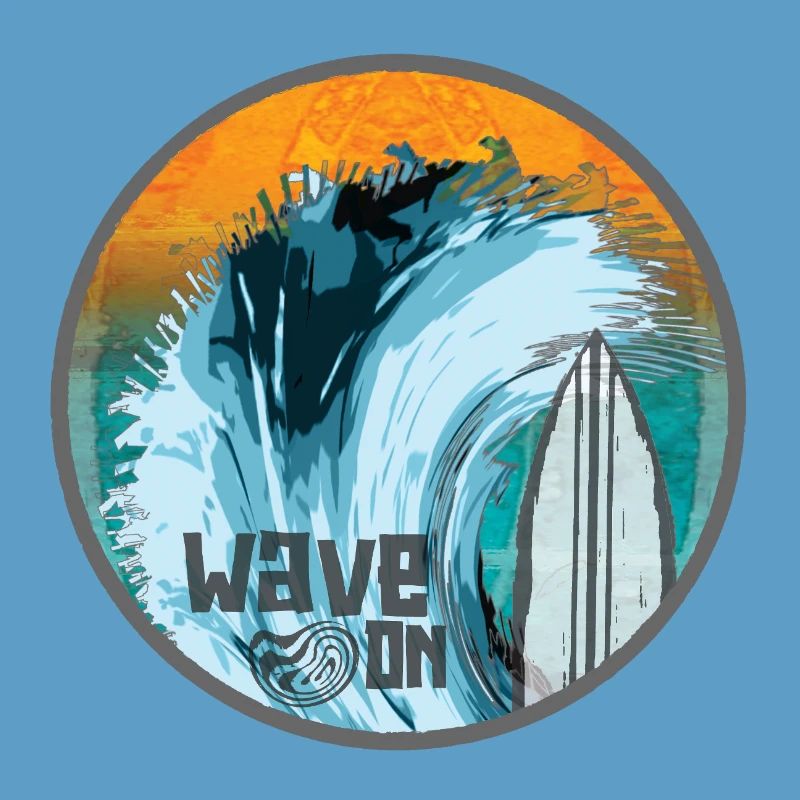 Wave in Surf Magic Patch