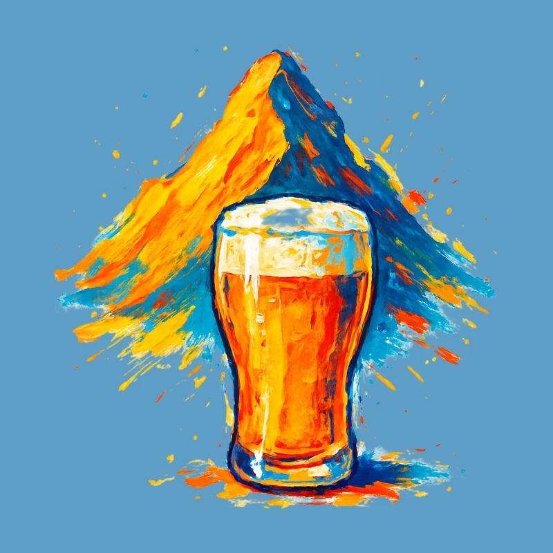 Biergipfel Farbexplosion