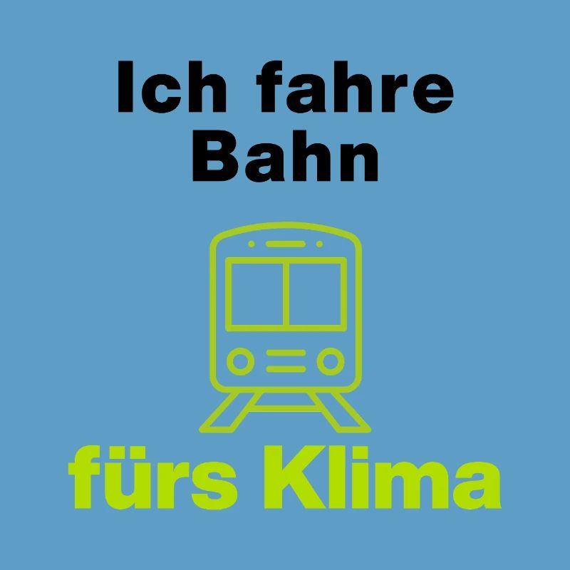 I take the train for the climate – your statement