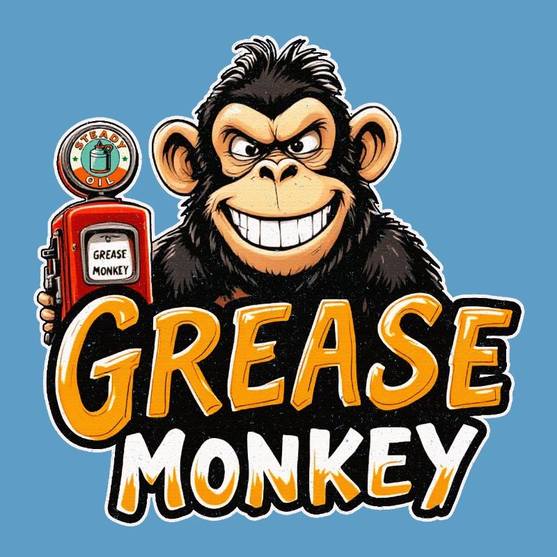 GreaseMonkey Grinning Mechanic