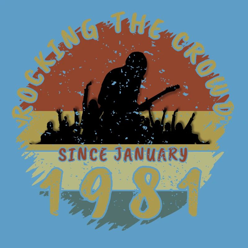 45. Geburtstag Rocking the crowd GIT 01/1981
