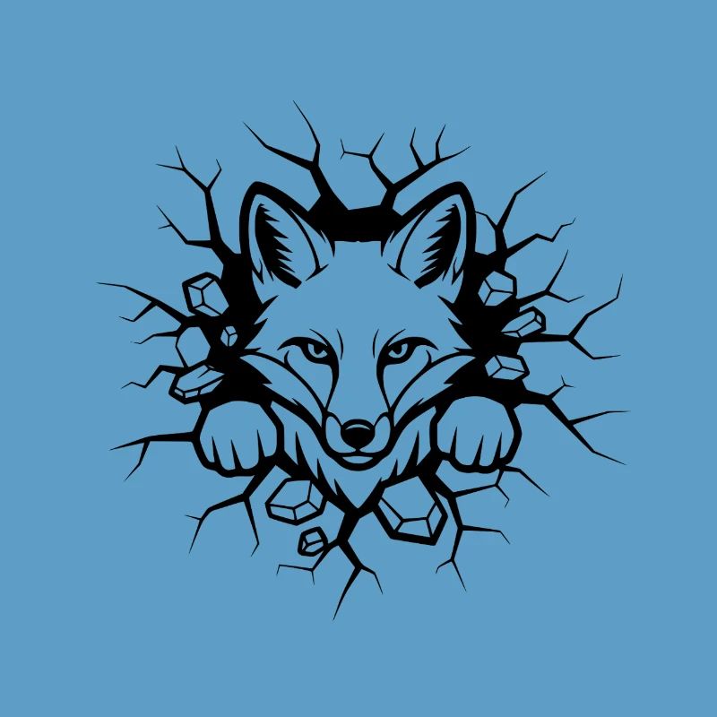 Fox Wall Breakthrough Illustration