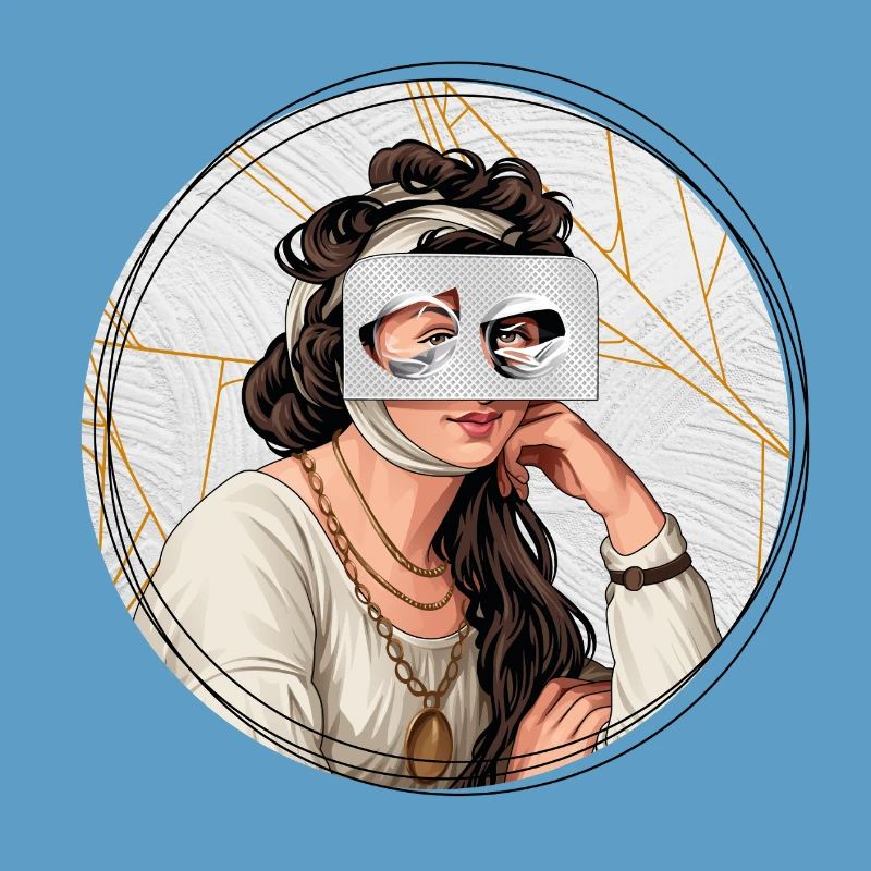 Illustration // View through medication