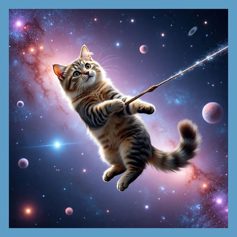 Chat dans l’espace