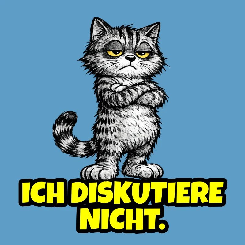 Ich diskutiere nicht. – Grumpy Katze (CAT)