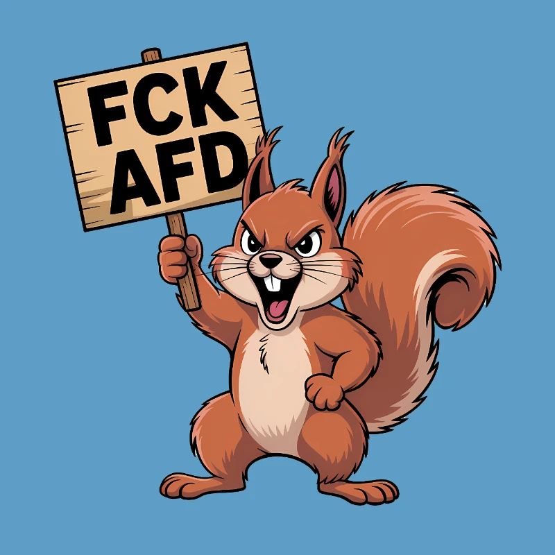 FCK AFD - Antifa Eichhörnchen Tee