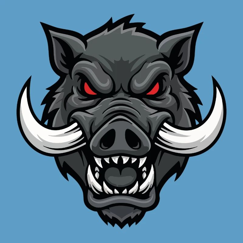 Alpha Boar Wrath Maskottchen-Maskottchenkopf