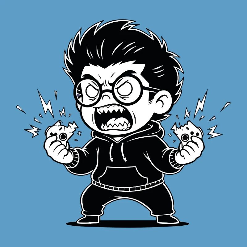 Gamer Anger Controller Broken Rage