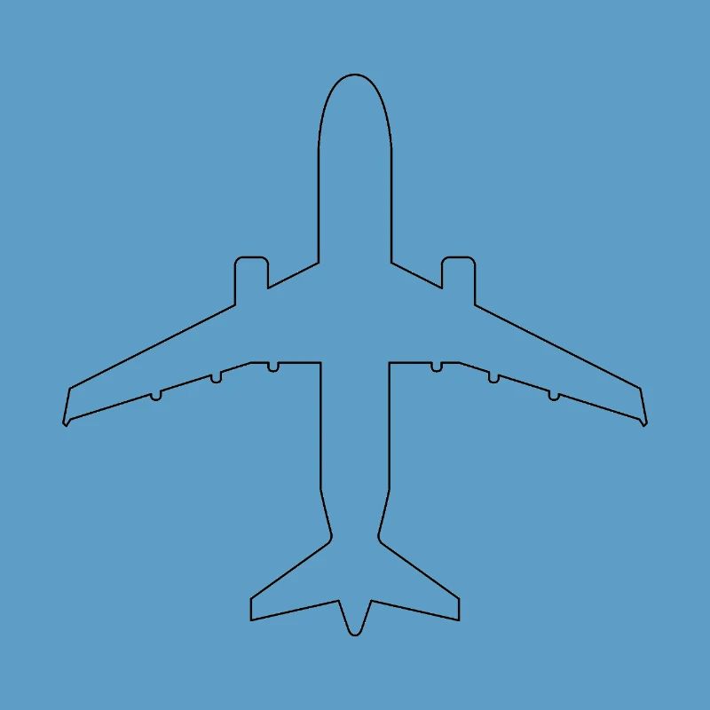 Airplane outline