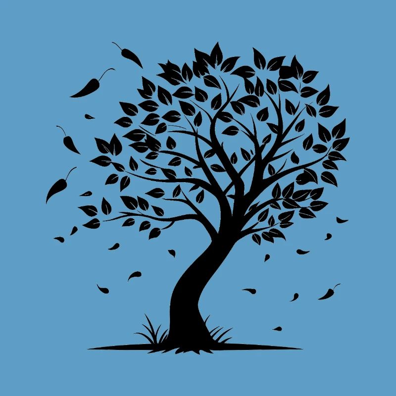Tree with wind