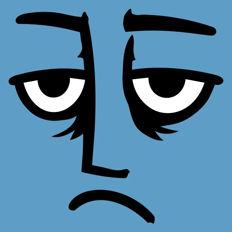 Grumpy sad disappointed face funny
