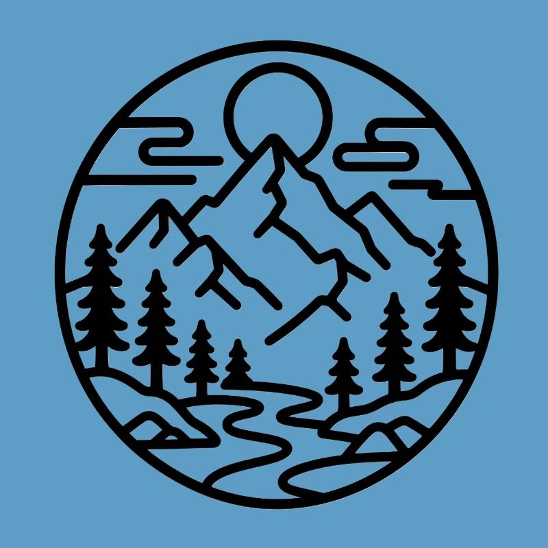 Mountain Forest Emblem