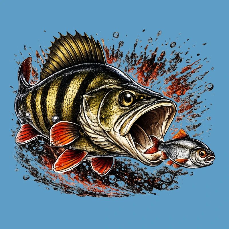 Explosive Perch Predator Fishing Design