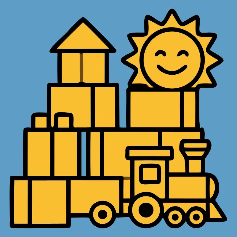 Jouets ferroviaires Blocs de construction