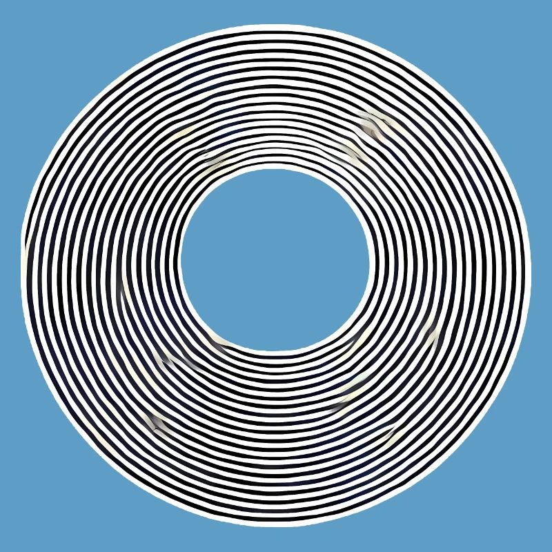 Conception minimaliste abstraite de lignes de cercle