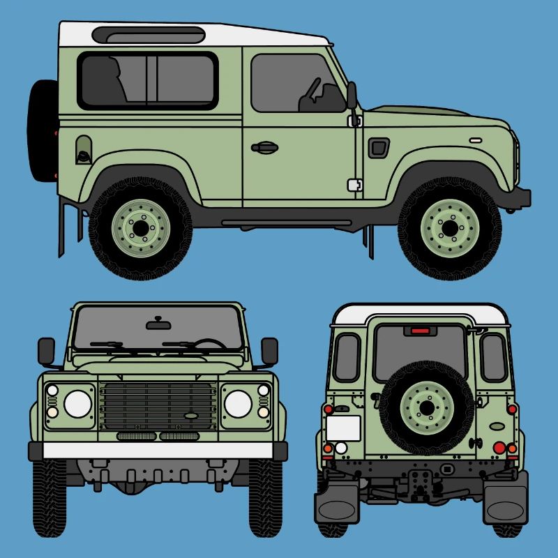 Defender 90 - Côtés