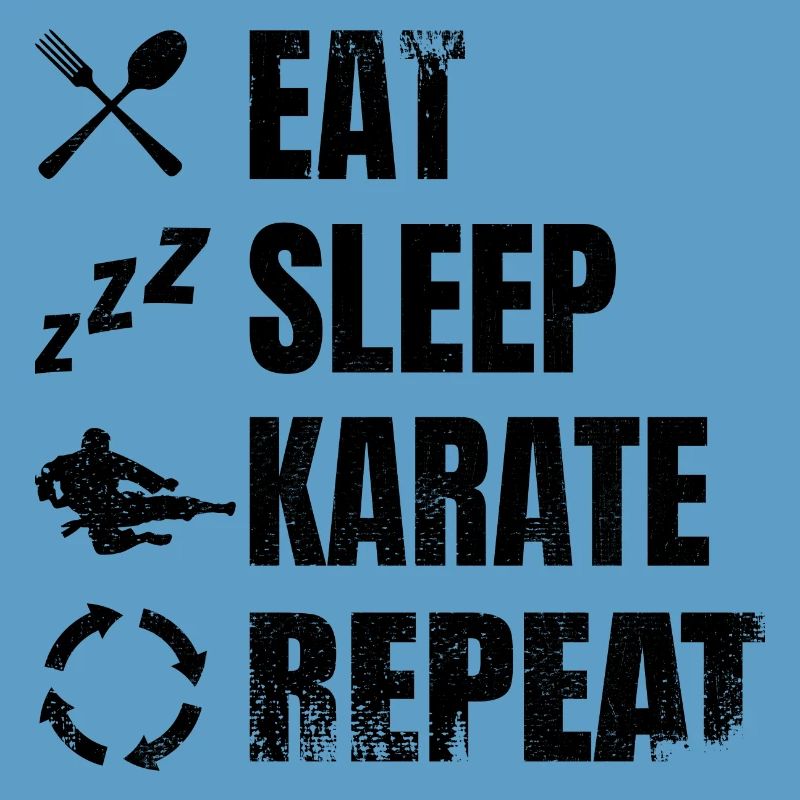 Routine de karatéka
