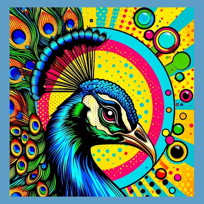 Peacock Pop Art