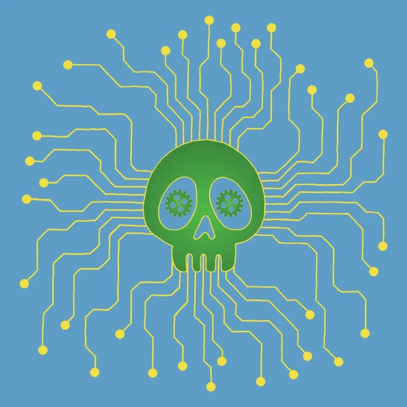 Microprocessor skull