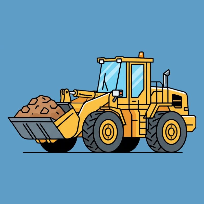 Wheel loader construction machine